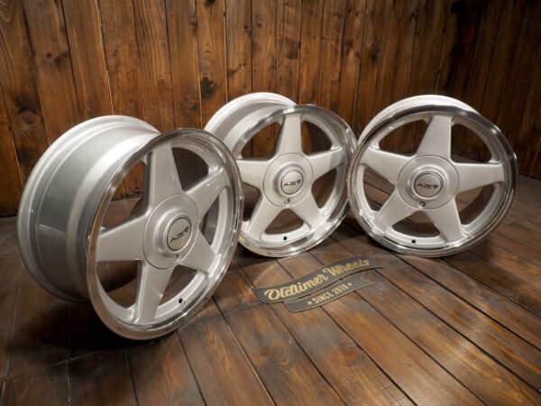AZEV A 16 inch Alloy Wheels 5x100 7.5Jx16 9x16 VW Rabbit Vento VR6 GTI Corrado three wheels side