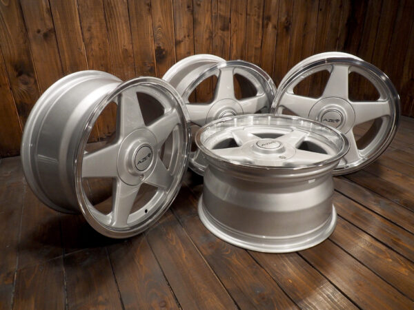 AZEV A 16 inch Alloy Wheels 5x100 7.5Jx16 9x16 VW Rabbit Vento VR6 GTI Corrado 4 wheels side