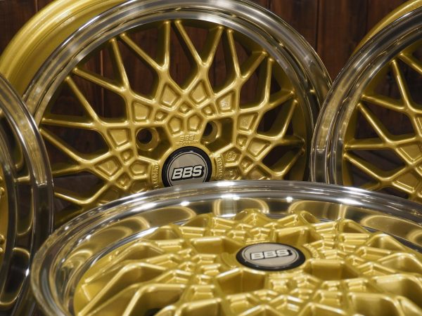 BBS RA252 14 inch Alloy Wheels 4×100 6.5Jx14 ET30 BMW E21 2002 E30 VW Rabbit GTI four wheels detail view