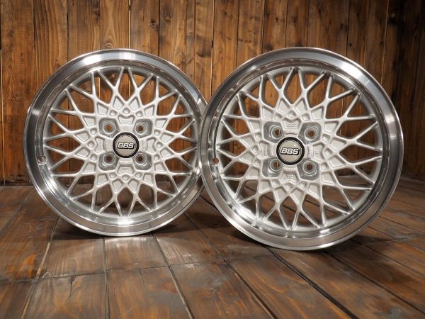 BBS RA252 15 inch Alloy Wheels 4×100 6Jx15 ET35 BMW E30 VW Golf 1 GTI, Golf 2 GTI two wheels