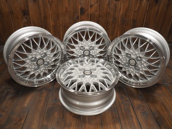BBS RA252 15 inch Alloy Wheels 4×100 6Jx15 ET35 BMW E30 VW Golf 1 GTI, Golf 2 GTI whole set view
