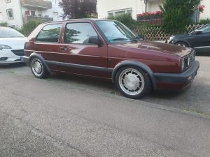 Custom Pirelli 16inch on VW Golf 2