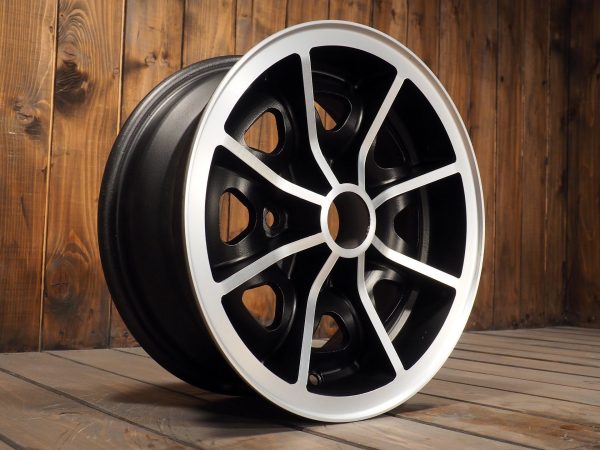 Dunlop D1S Alloys 5.5Jx13 Wheels ET16 4x108 PCD 13" Original Rims for Ford Capri side width detail view