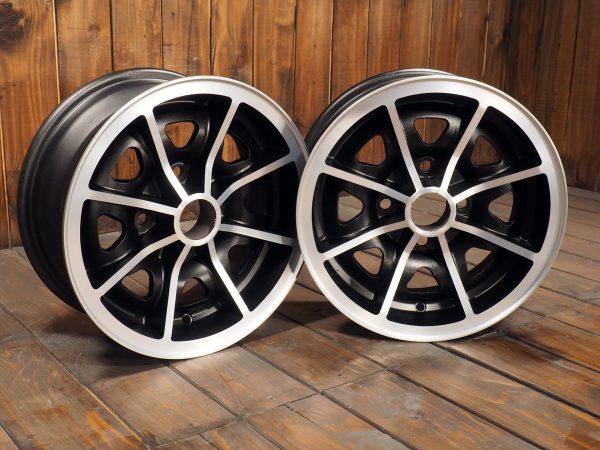 Dunlop D1S Alloys 5.5Jx13 Wheels ET16 4x108 PCD 13" Original Rims for Ford Capri two wheels left side view