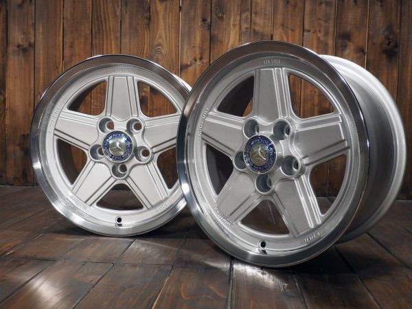 Melber Penta Wheels 7x15 ET24 Alloys Mercedes AMG two wheels view from right