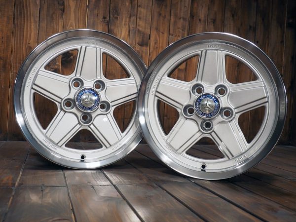 Melber Penta Wheels 7x15 ET24 Alloys Mercedes AMG two wheels front view