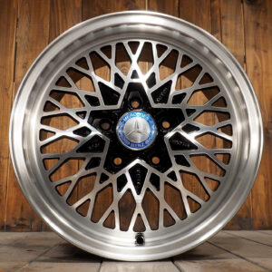 Eta Beta Lucy 15 inch Alloy Wheels 5x112 7Jx15 ET38 Mercedes Benz W124 W201 190E front view