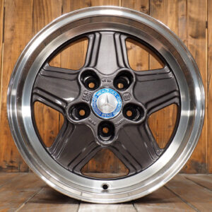 Mercedes Benz 15 inch Alloy Wheels 5x112 7Jx15 ET23 W107 W123 W116 W124 Penta front view