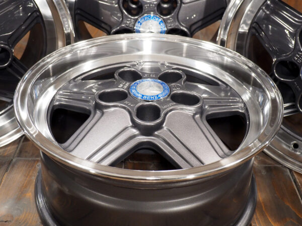 Mercedes Benz 15 inch Alloy Wheels 5x112 7Jx15 ET23 W107 W123 W116 W124 Penta 4 wheels detail