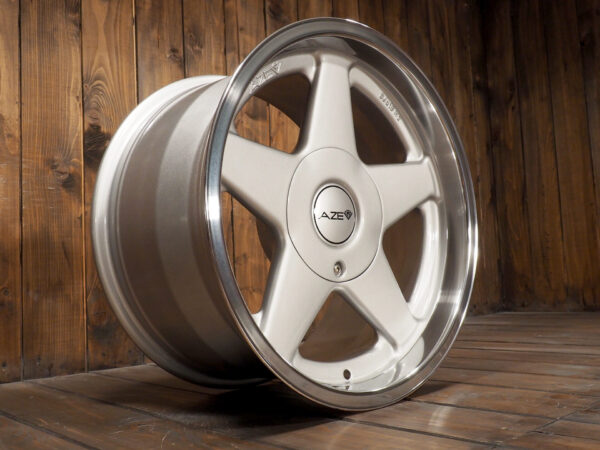 AZEV A 16 inch Alloy Wheels 4x100 7.5Jx16 9x16 VW Rabbit Vento Corrado BMW E21 E30 1 wheel side view