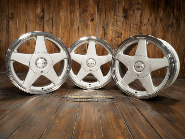 AZEV A 16 inch Alloy Wheels 4x100 7.5Jx16 9x16 VW Rabbit Vento Corrado BMW E21 E30 3 wheels front view