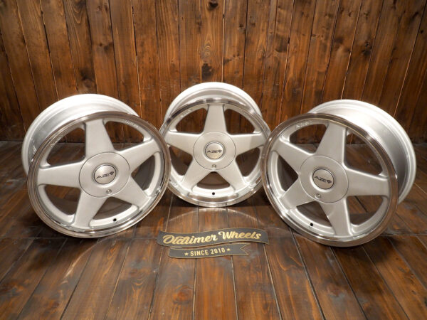 AZEV A 16 inch Alloy Wheels 4x100 7.5Jx16 9x16 VW Rabbit Vento Corrado BMW E21 E30 3 wheels front view