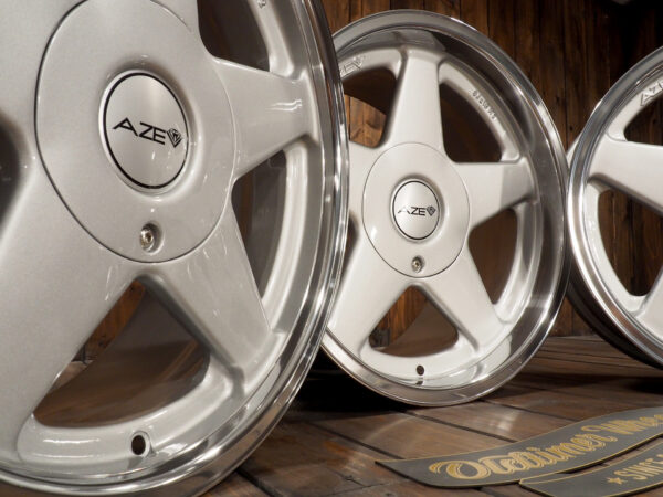 AZEV A 16 inch Alloy Wheels 4x100 7.5Jx16 9x16 VW Rabbit Vento Corrado BMW E21 E30 3 wheels detail
