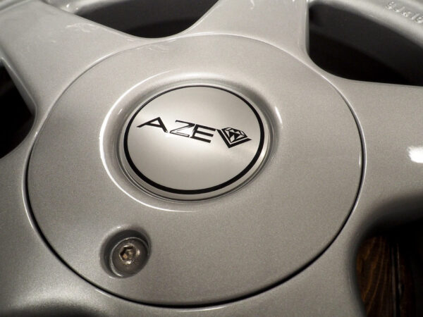 AZEV A 16 inch Alloy Wheels 4x100 7.5Jx16 9x16 VW Rabbit Vento Corrado BMW E21 E30 detail logo
