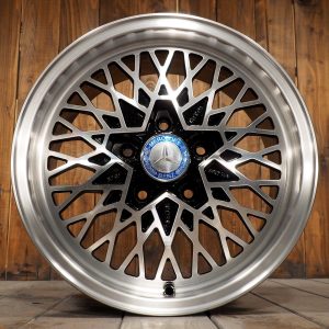 Eta Beta Lucy 15 inch Alloy Wheels 5x112 7Jx15 ET38 Mercedes Benz W124 W201 190E front view